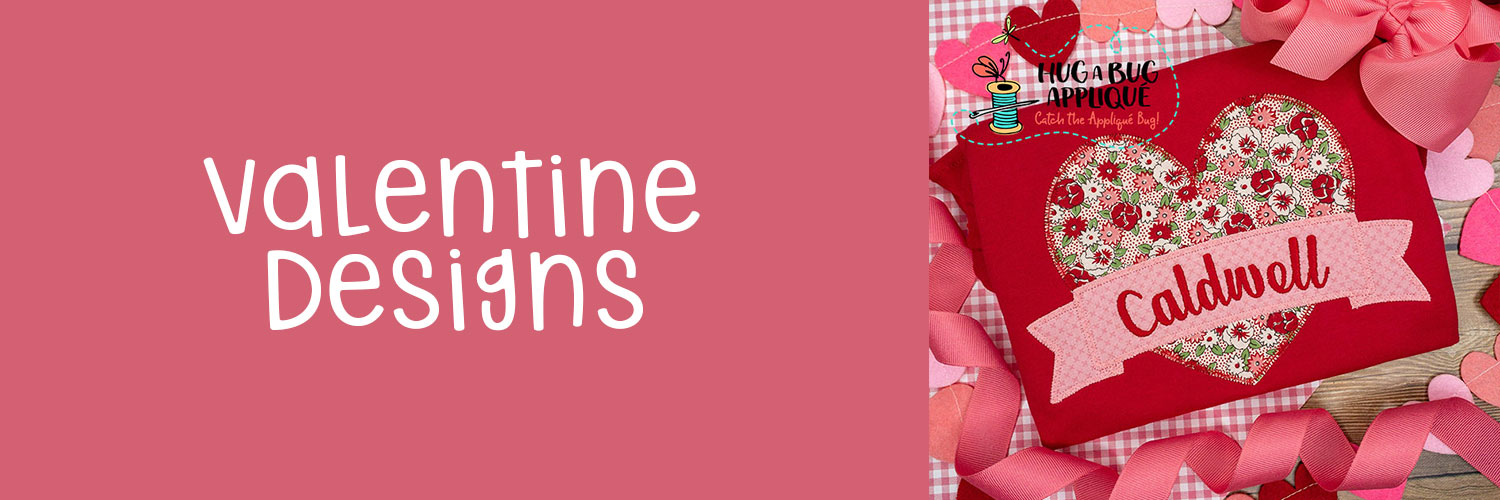 Valentine Embroidery Designs