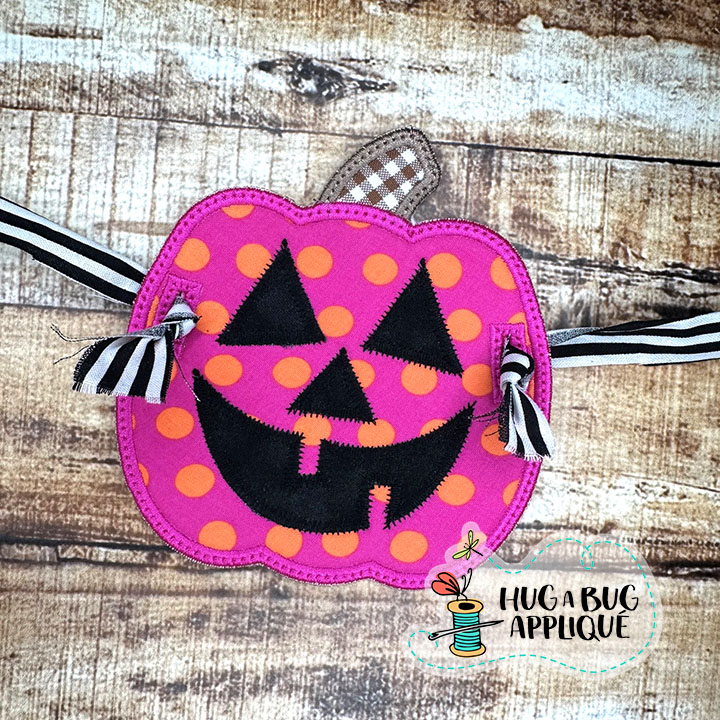 Jackolantern Bunting Satin In the Hoop Applique Design