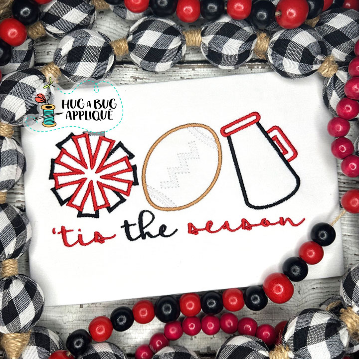 Tis Season Cheer Embroidery Design